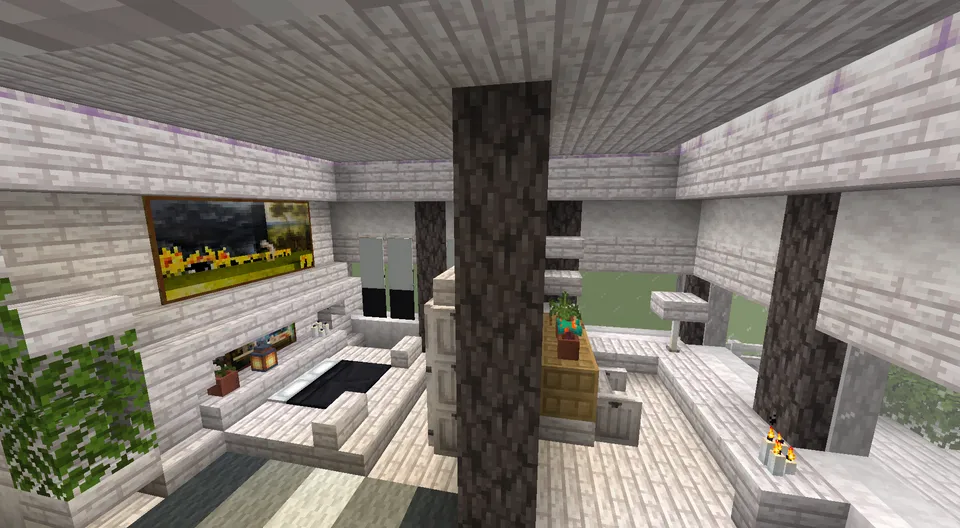 Uch qavatli uy — Minecraft xarita, rasm 3