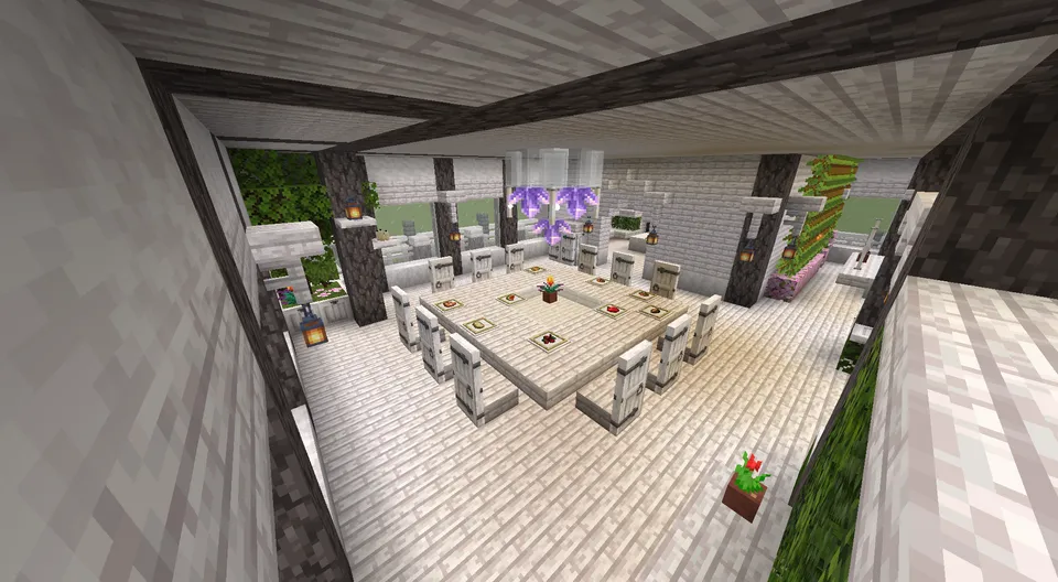Uch qavatli uy — Minecraft xarita, rasm 4
