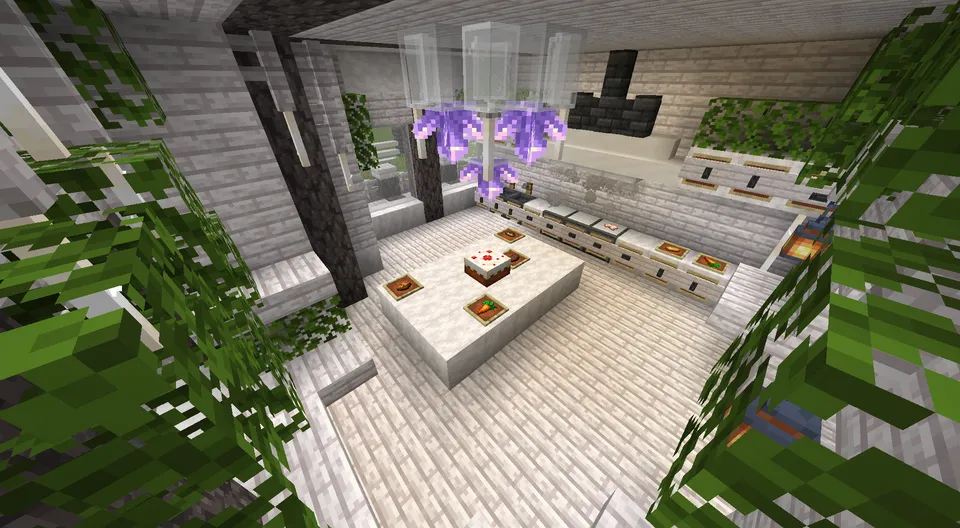 Uch qavatli uy — Minecraft xarita, rasm 5