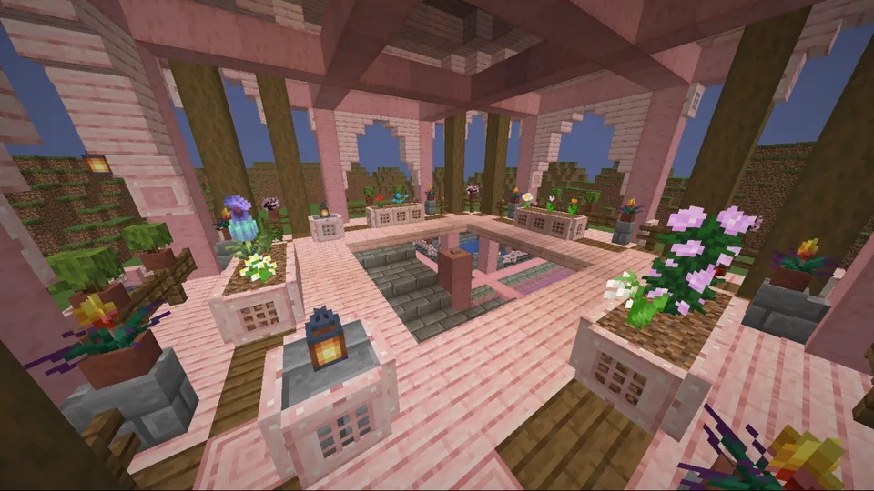 Cherry Blossom Arbor — Minecraft xarita, rasm 3
