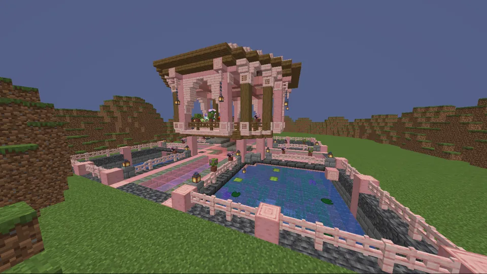 Cherry Blossom Arbor — Minecraft xarita, rasm 4
