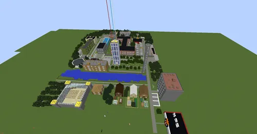 Verxodvinsk shahri — Minecraft xarita, rasm 1