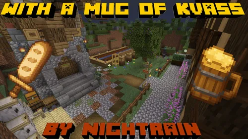 Kvas krujkasi bilan — Minecraft xarita, rasm 1