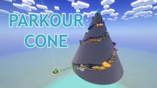Parkour Cone — Minecraft xarita, rasm 1