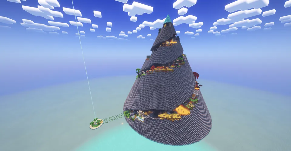 Parkour Cone — Minecraft xarita, rasm 2