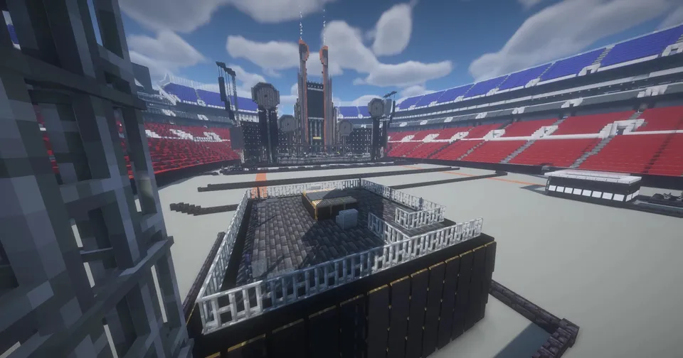 Rammstein sahna funksional — Minecraft xarita, rasm 2