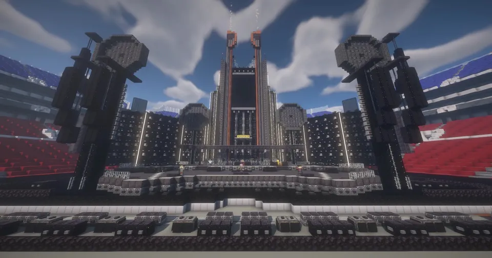 Rammstein sahna funksional — Minecraft xarita, rasm 3