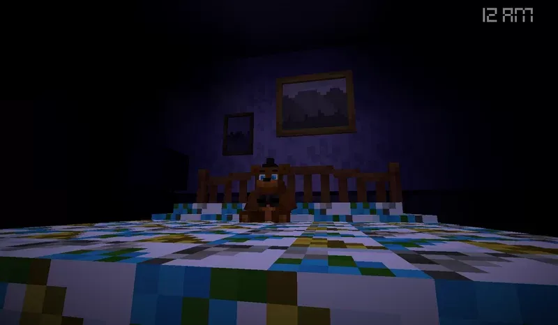 Five Nights at Freddy's 4 — Minecraft xarita, rasm 4