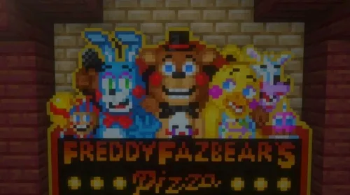 Fnaf 2 Map — Minecraft xarita, rasm 1