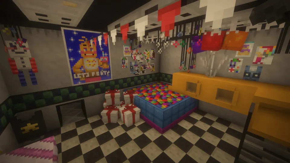 Fnaf 2 Map — Minecraft xarita, rasm 2