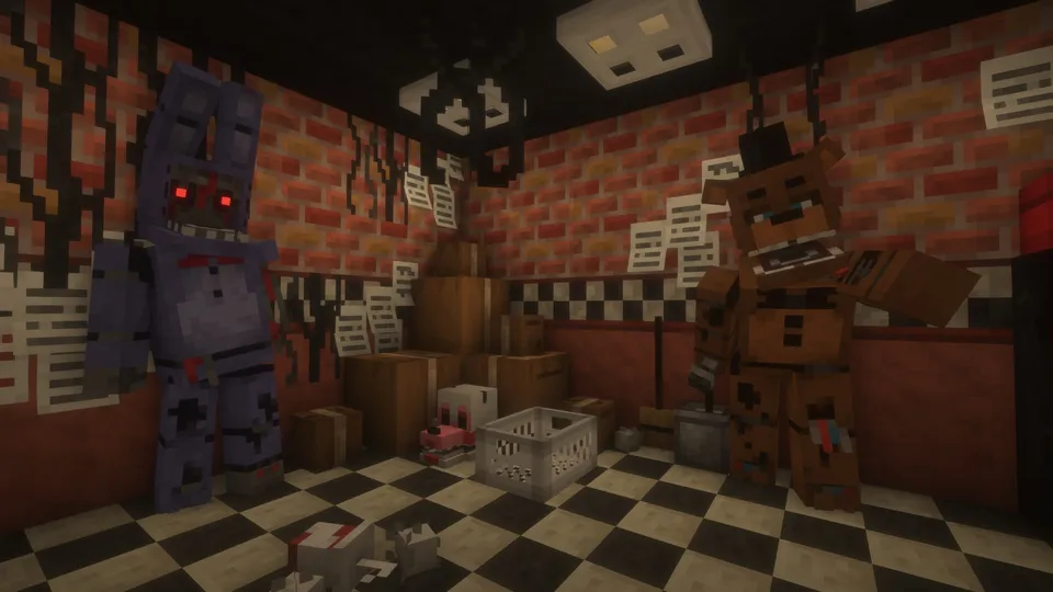 Fnaf 2 Map — Minecraft xarita, rasm 3