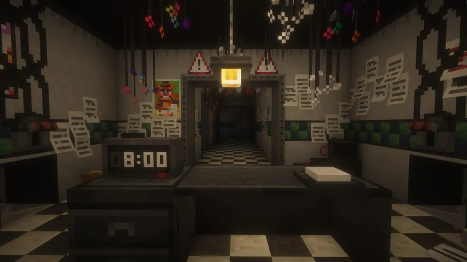 Fnaf 2 Map — Minecraft xarita, rasm 4