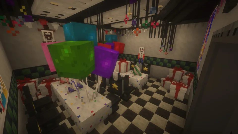 Fnaf 2 Map — Minecraft xarita, rasm 7