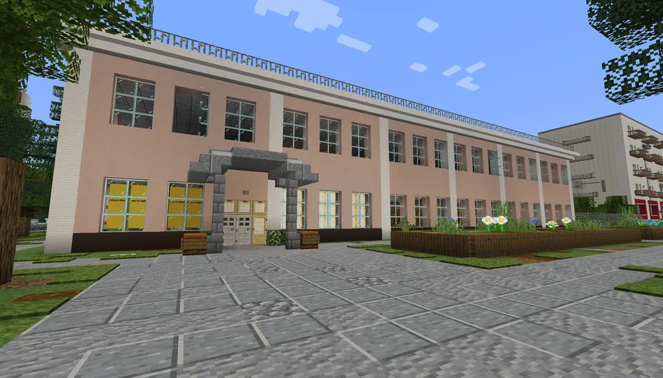 Tyumen shahri maktabi — Minecraft xarita, rasm 2