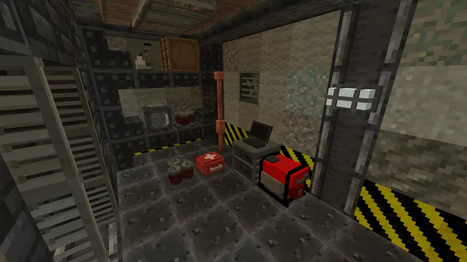 Scorched Earth - Bunkerdagi omon qolish — Minecraft mod, rasm 3