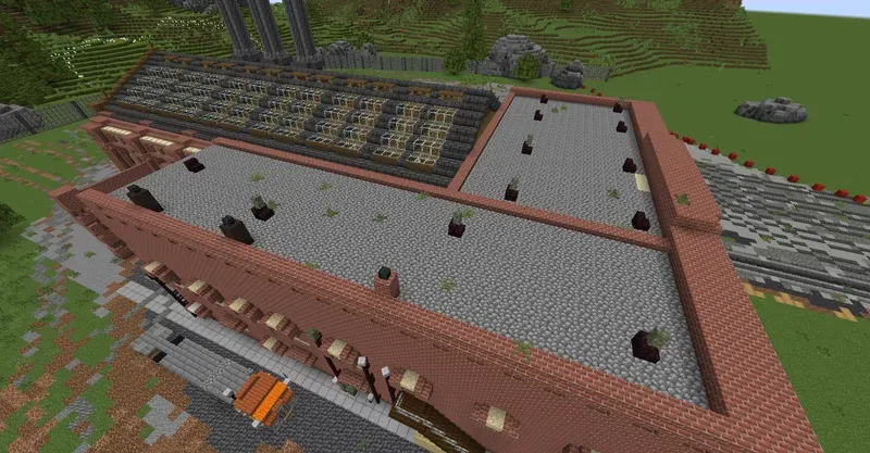Old Rundown Factory in the forest — Minecraft xarita, rasm 3