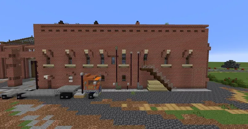 Old Rundown Factory in the forest — Minecraft xarita, rasm 5