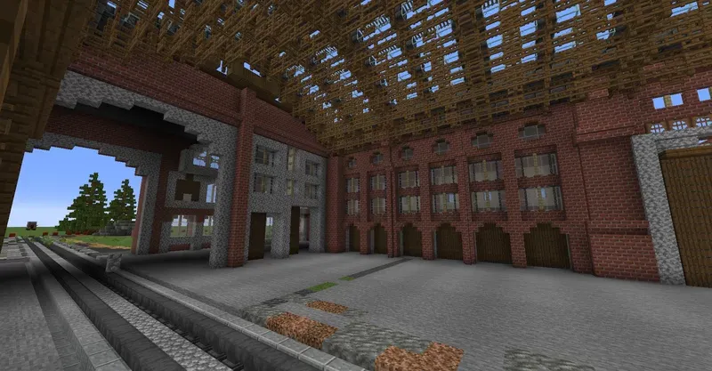 Old Rundown Factory in the forest — Minecraft xarita, rasm 6