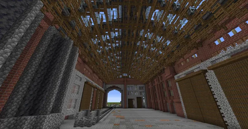 Old Rundown Factory in the forest — Minecraft xarita, rasm 7