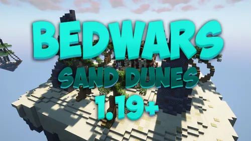 BedWars - Sand Dunes — Minecraft xarita, rasm 1