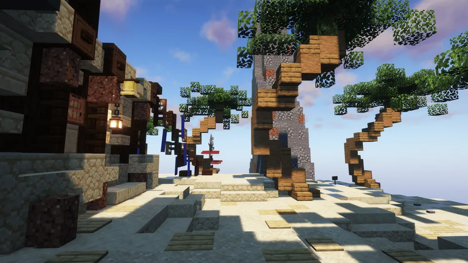 BedWars - Sand Dunes — Minecraft xarita, rasm 3