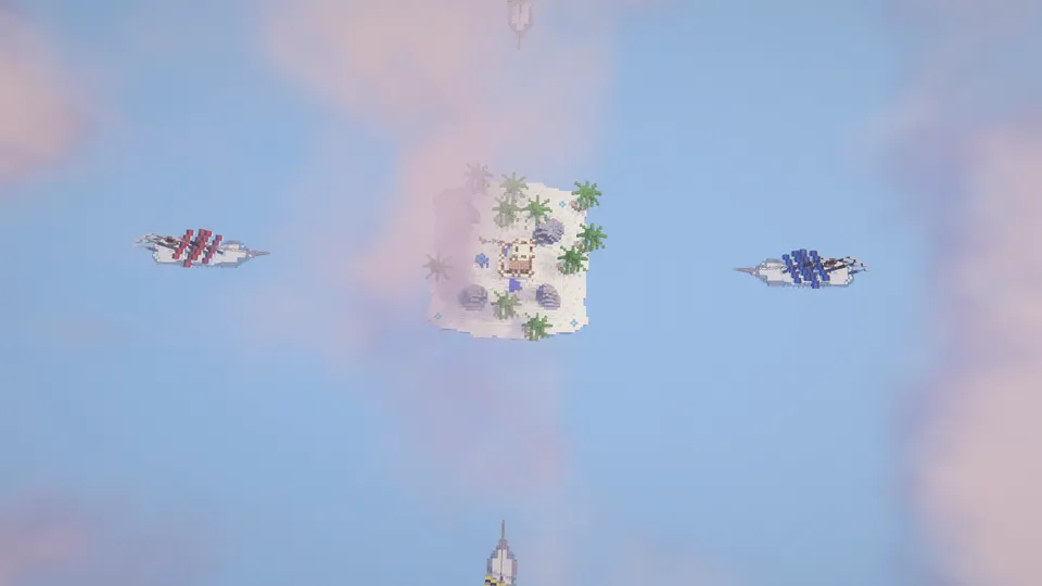 BedWars - Sand Dunes — Minecraft xarita, rasm 5