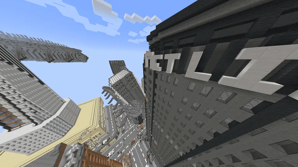 Qasoskorlar minorasiga ega Nyu-York — Minecraft xarita, rasm 3
