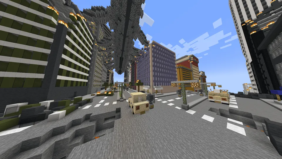 Qasoskorlar minorasiga ega Nyu-York — Minecraft xarita, rasm 4