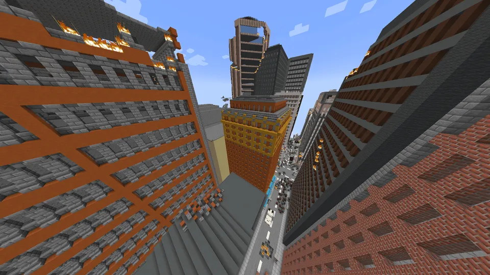 Qasoskorlar minorasiga ega Nyu-York — Minecraft xarita, rasm 5