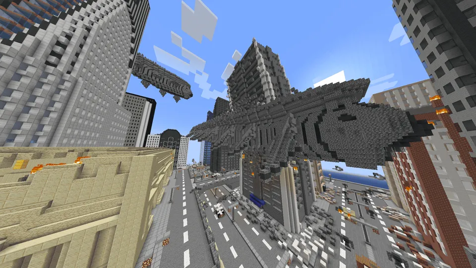 Qasoskorlar minorasiga ega Nyu-York — Minecraft xarita, rasm 6