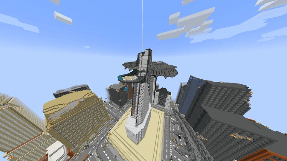 Qasoskorlar minorasiga ega Nyu-York — Minecraft xarita, rasm 7
