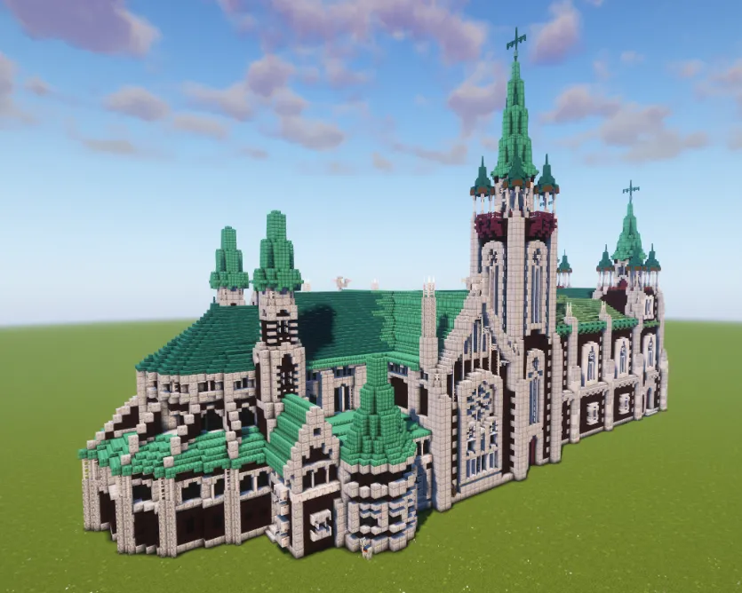 Olga-Yelizaveta kosteli — Minecraft xarita, rasm 5