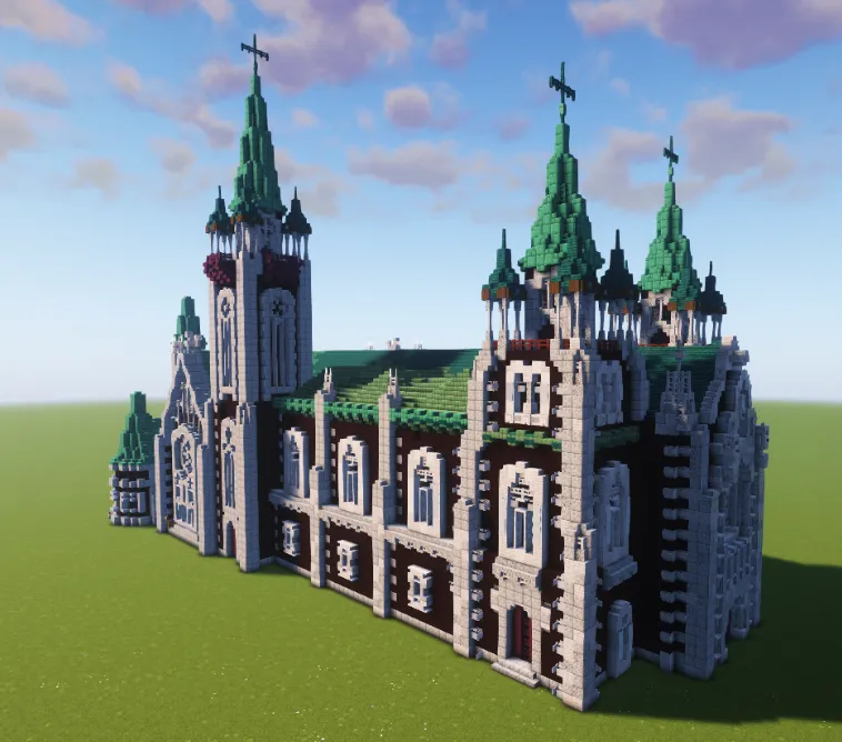 Olga-Yelizaveta kosteli — Minecraft xarita, rasm 6
