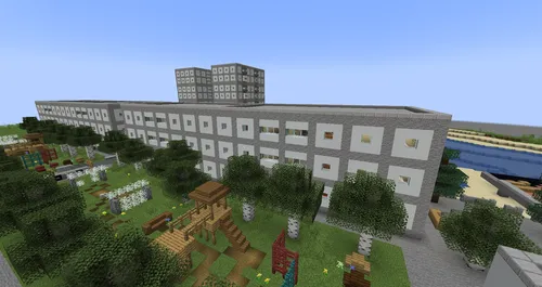 1983-yilgi Sovet shahri — Minecraft xarita, rasm 1