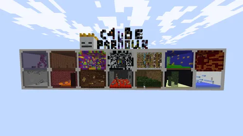 C4be parkour — Minecraft xarita, rasm 1