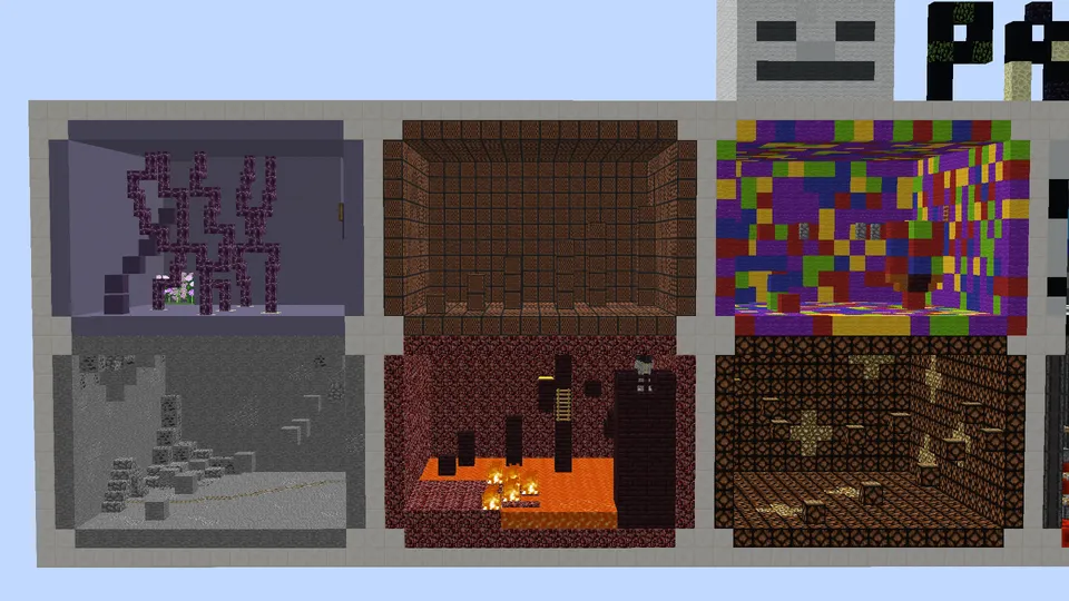C4be parkour — Minecraft xarita, rasm 2