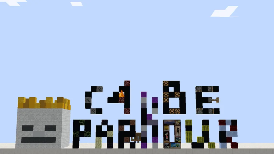 C4be parkour — Minecraft xarita, rasm 4