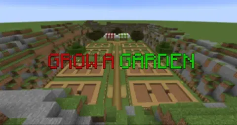 Minecraft'da Grow a Garden