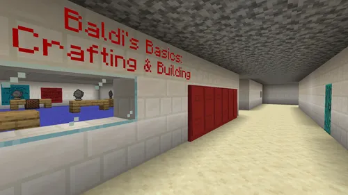 Baldi's Basics: Crafting & Building — Minecraft xarita, rasm 1