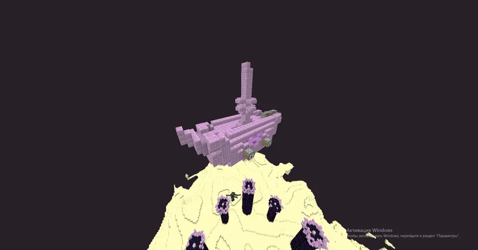 4 chunk / 2 o'yinchi — Minecraft xarita, rasm 3