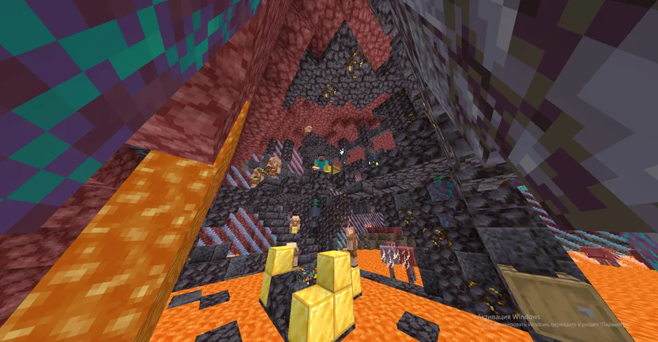 4 chunk / 2 o'yinchi — Minecraft xarita, rasm 5