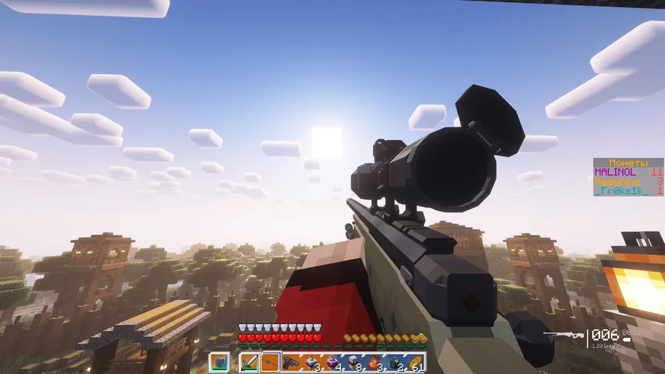 Gun Game 2.0 — Minecraft xarita, rasm 7