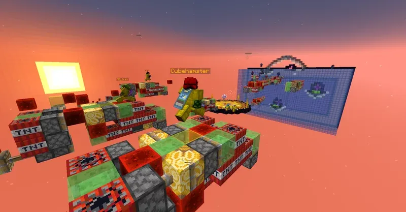 Rocket Riders — Minecraft xarita, rasm 2