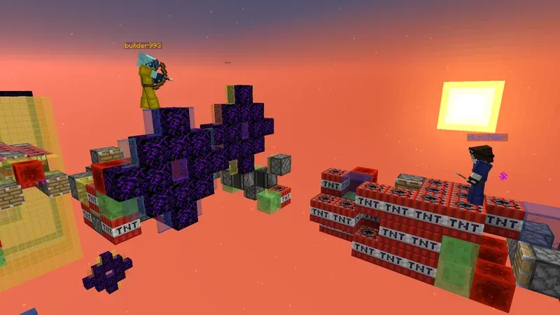 Rocket Riders — Minecraft xarita, rasm 3