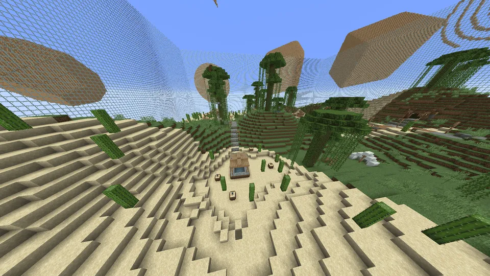 "100 ta tugma" oroli — Minecraft xarita, rasm 3