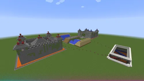 PvP qasrlari — Minecraft xarita, rasm 1