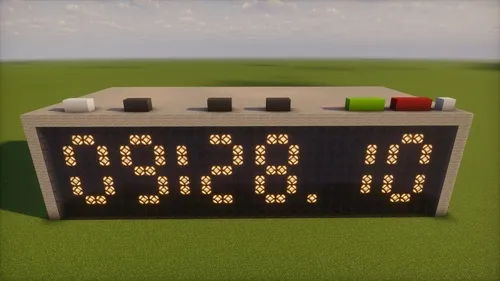 Soatlar — Minecraft xarita, rasm 1