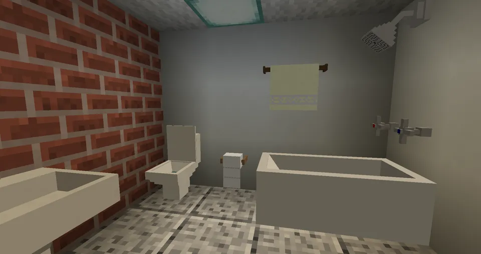 Katta g'ishtli uy — Minecraft xarita, rasm 3