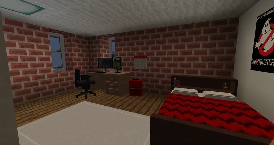 Katta g'ishtli uy — Minecraft xarita, rasm 4