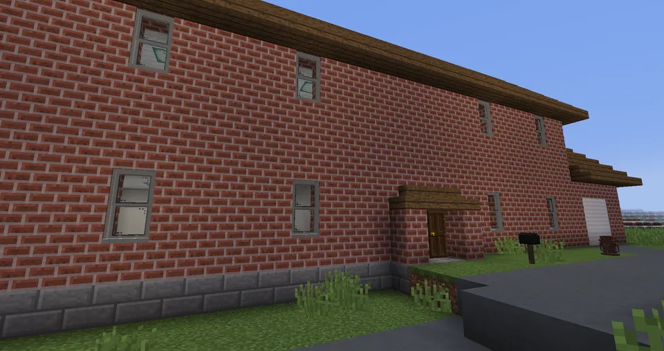 Katta g'ishtli uy — Minecraft xarita, rasm 5